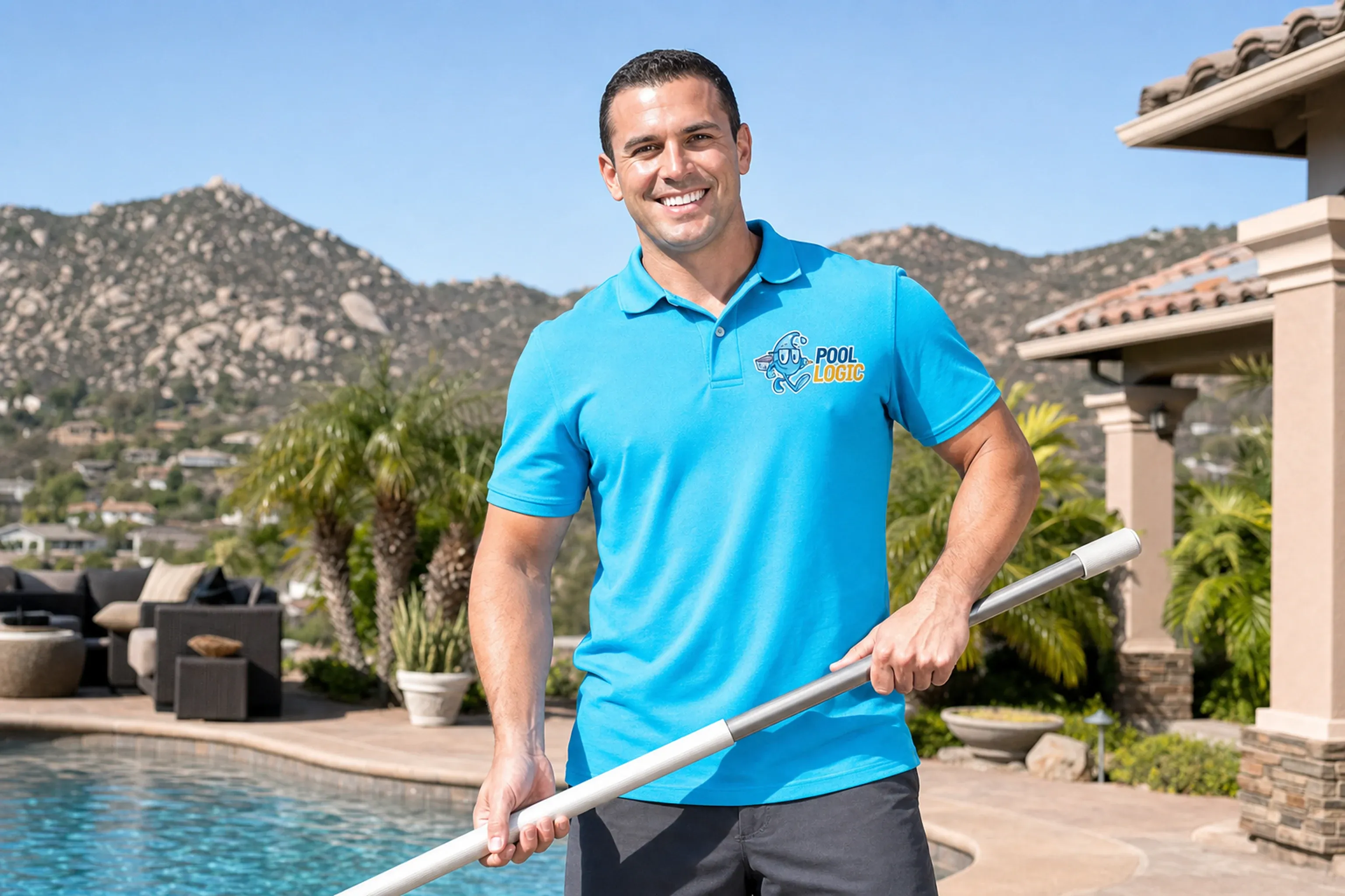 Pool service in El Cajon, CA by PoolLogic