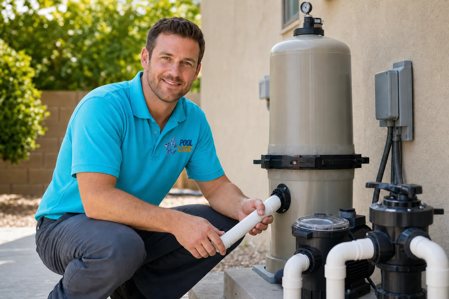 Pool Filter Installation from PoolLogic in San Diego County