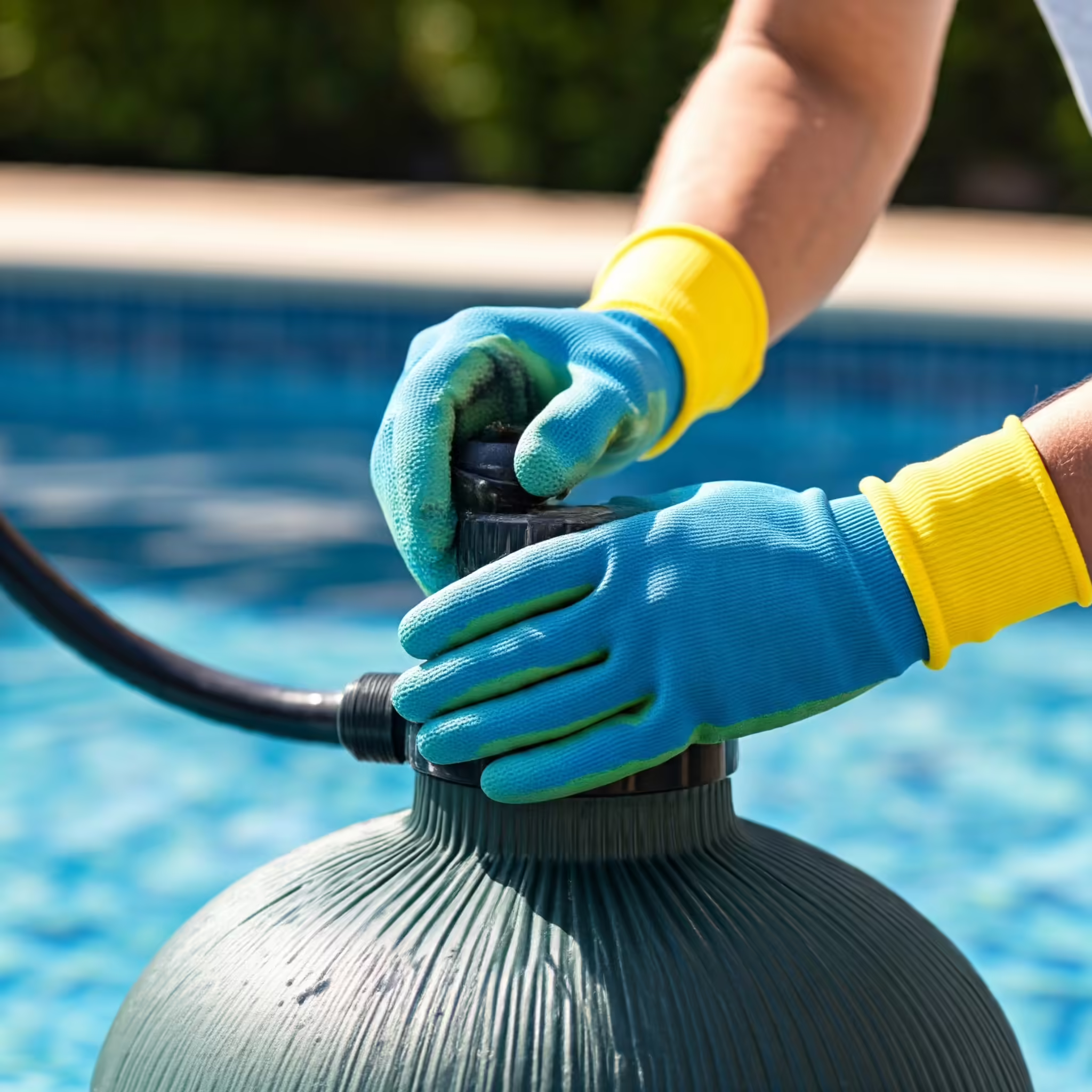 pool cleaning and filter repair and installation in San Diego